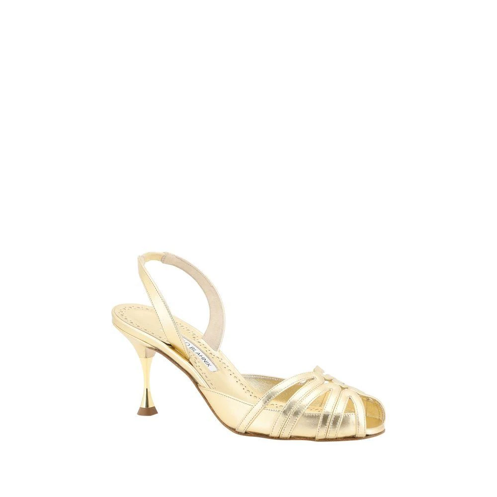 Manolo Blahnik Makanaksli Nappa Women's Sandals 2