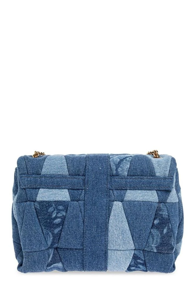 Versace Versace Quilted Denim Shoulder Bag 2