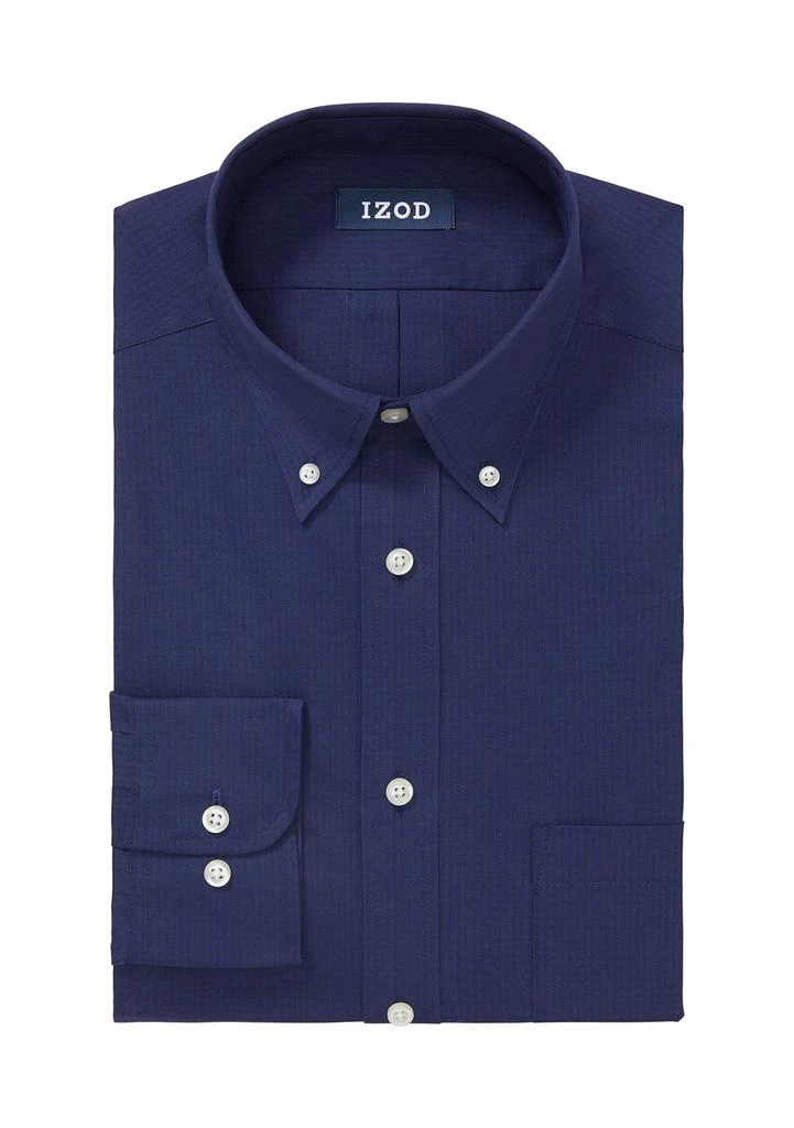 IZOD Men's Regular Fit All Over Stretch Dress Shirt 1