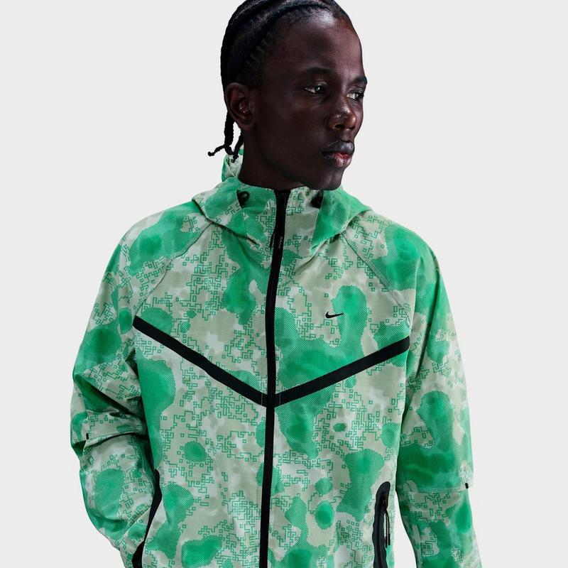 nike camo rain jacket