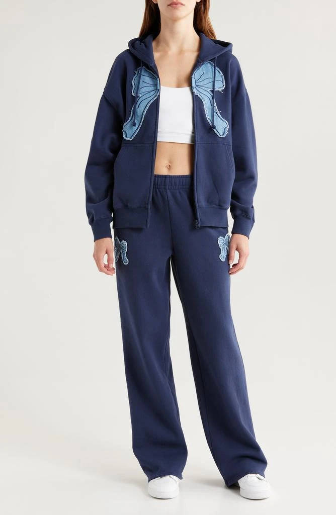 PacSun Denim Applique Baggy Sweatpants 7