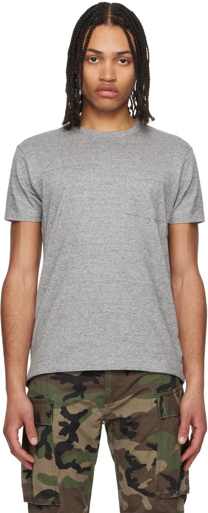 RRL Two-Pack Gray Jersey Pocket T-shirts 1