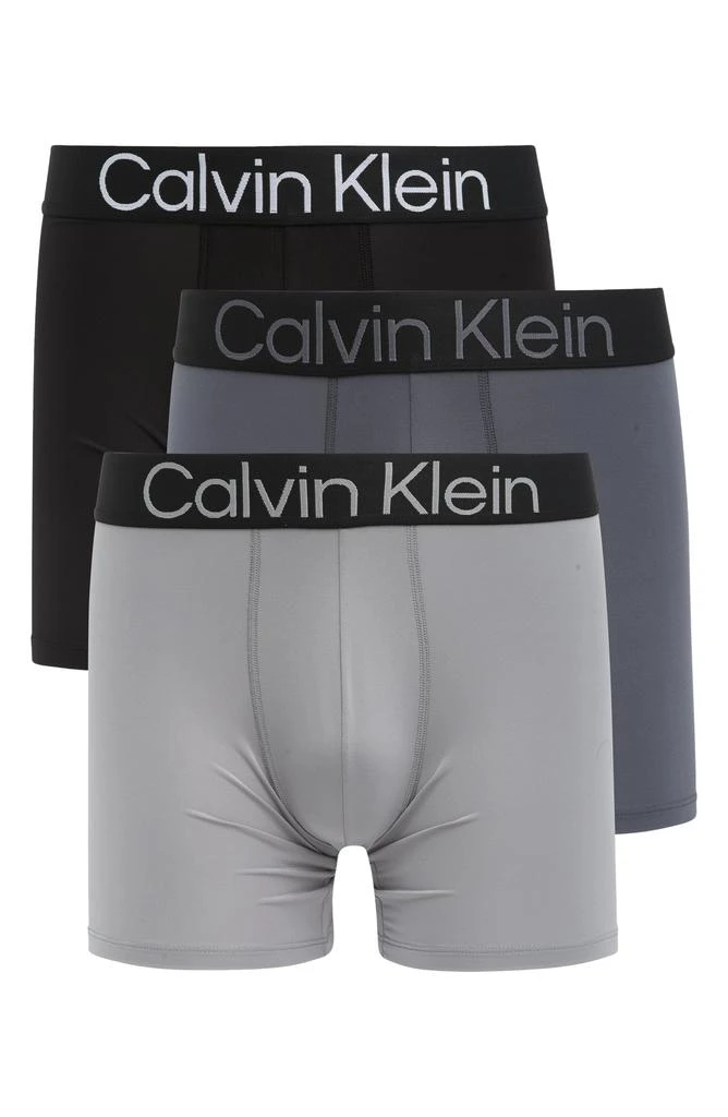 Calvin Klein Bold Logo 3-Pack Boxer Briefs 1
