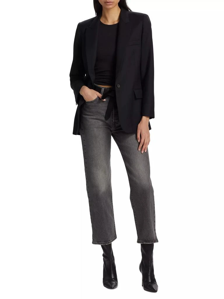 Nili Lotan Diane Single-Breasted Wool Blazer 2