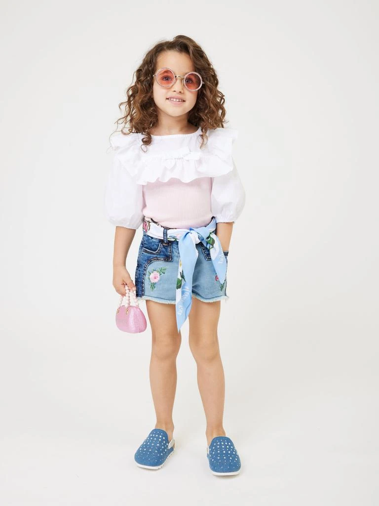 MONNALISA Monnalisa Girls Provenza Top in Pink 2