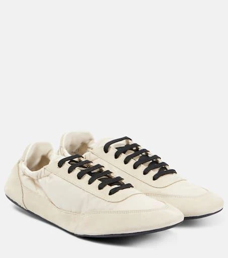 Prada Collapse Re-Nylon suede-trimmed sneakers 1