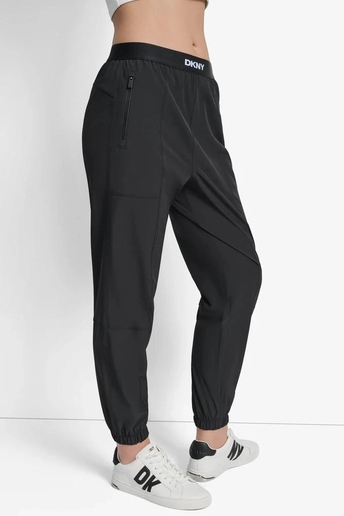 DKNY EXTRA HIGH-RISE LOGO-WAIST JOGGER 5