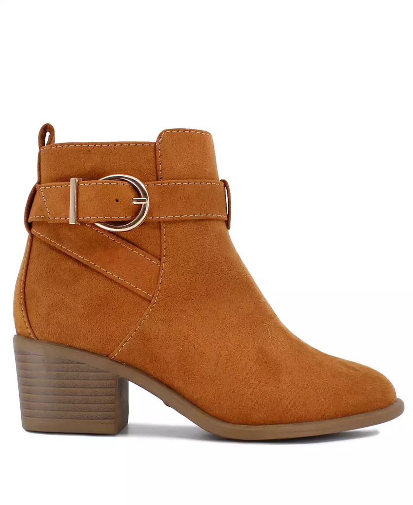 Sugar Big and Little Girls Bierock Buckle Detail Pointed Toe Booties