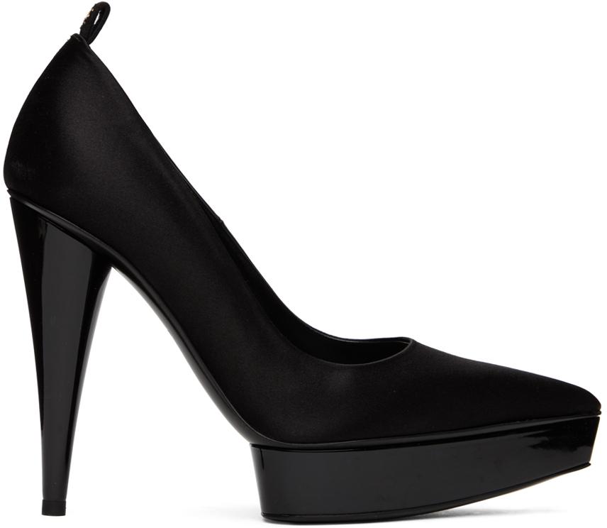 TOM FORD Black Satin Heels