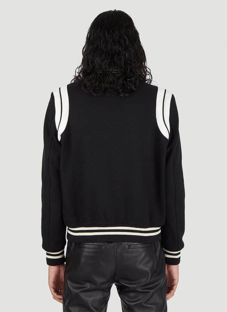 Yves Saint Laurent Teddy Varsity Bomber Jacket 4