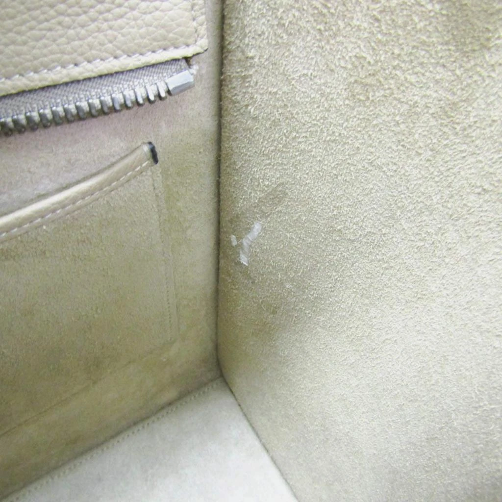 Celine Celine Beige Luggage Micro Shopper Leather Handbag 7