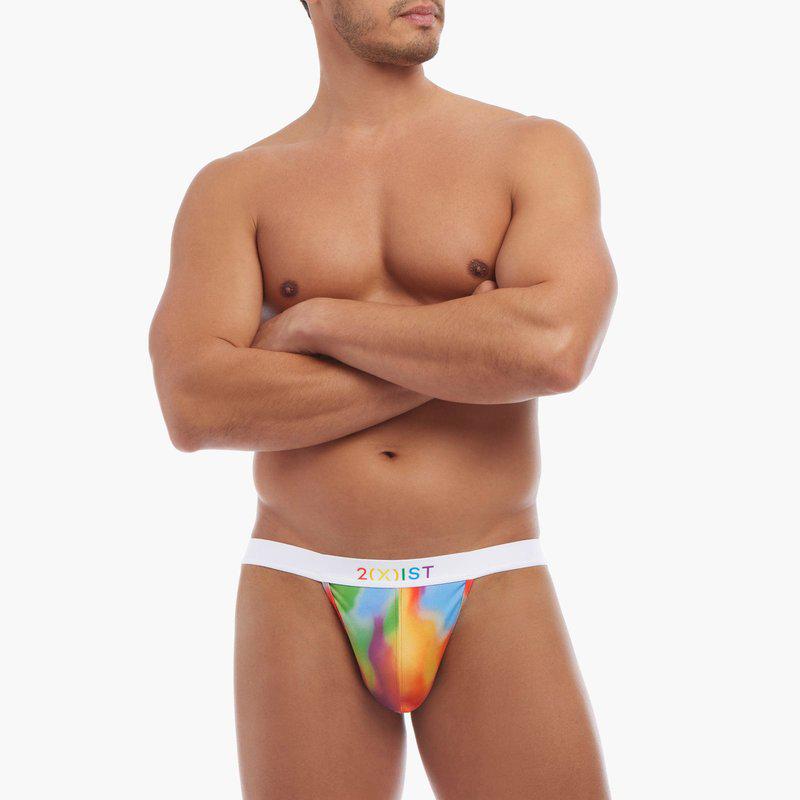 2(X)IST Sliq Jock Strap Rainbow Swirl