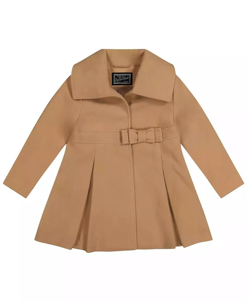 S Rothschild 
CO Toddler and Little Girls
 Bow Waist Princess Coat