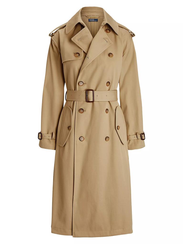 Polo Ralph Lauren Twill Double-Breasted Trench Coat
