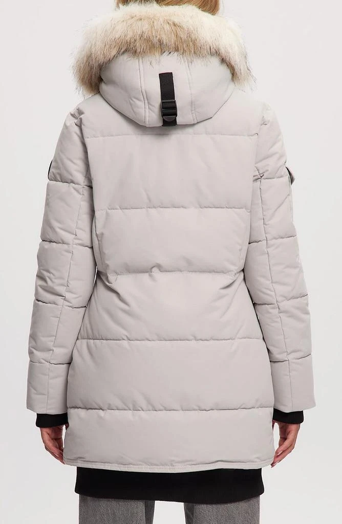 NOIZE Astrid Heavyweight Faux Fur Trim Jacket 2