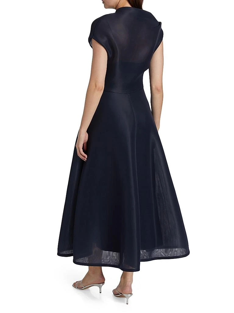 The Genevieve Draped Cocktail Dress  On Sale Now with Up to 60% Off |  Discover Exclusive Deals & Savings at BeyondStyle  Authentic Brandon  Maxwell premier|Women's|a-line|short sleeve|women's apparel|dresses|midi-length|lgbtq-owned  or founded|women's ...