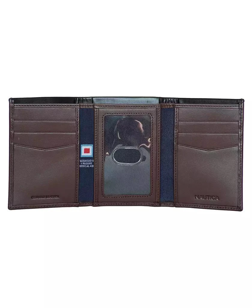 Nautica Men's Pop J Class Trifold Wallet 2