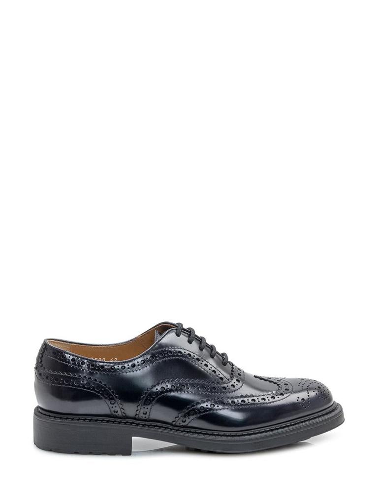 DOUCAL'S Doucal's Doucal'S Laced Brogue In Black Leather