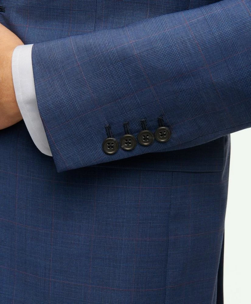 Brooks Brothers Milano Fit Wool Overcheck 1818 Suit 5