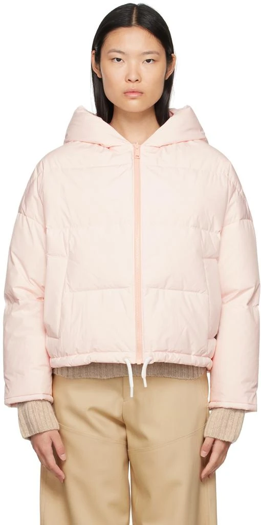 Yves Salomon Pink Reversible Down Jacket 1