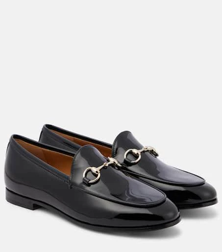Gucci Jordaan Horsebit patent leather loafers 1