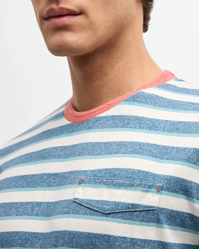 Scotch & Soda Men's Yarn-Dyed Stripe Pocket T-Shirt 4