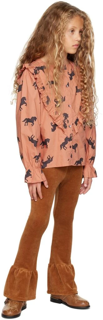 maed for mini Kids Pink Happy Horse Shirt 4