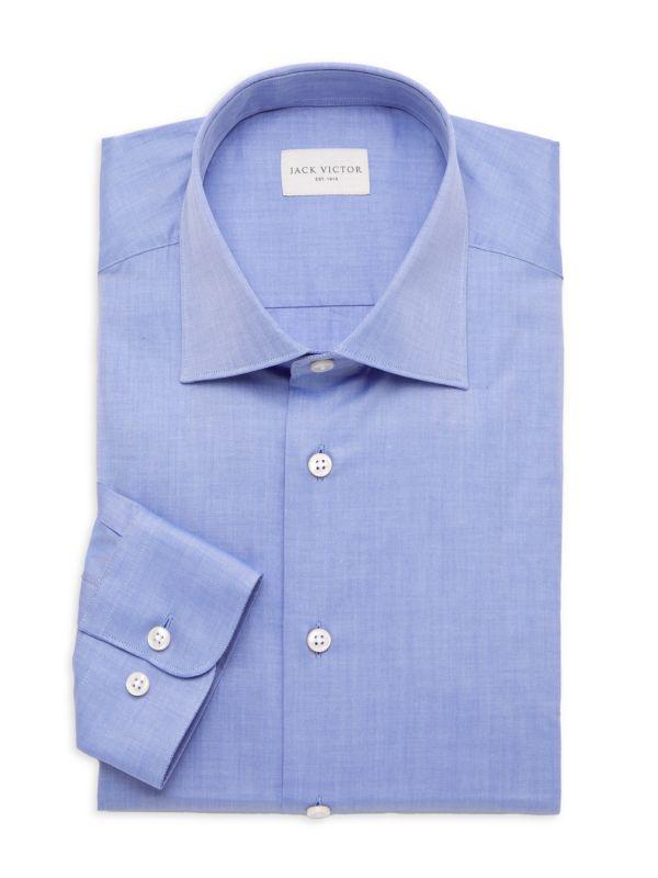 Jack Victor Aldam Dobby Chambray Dress Shirt