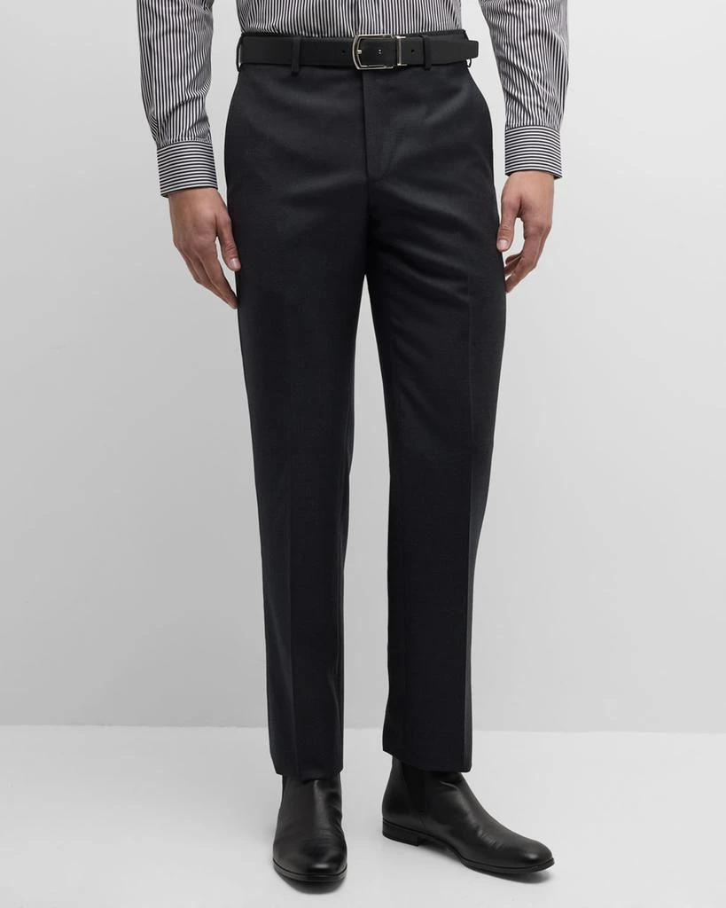 Zanella Men's Devon Wool Serge Trousers 4