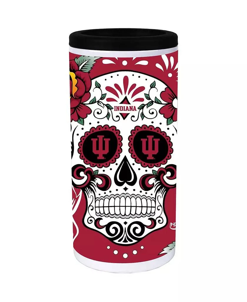 Indigo Falls Indiana Hoosiers Dia Stainless Steel 12 Oz Slim Can Cooler 3