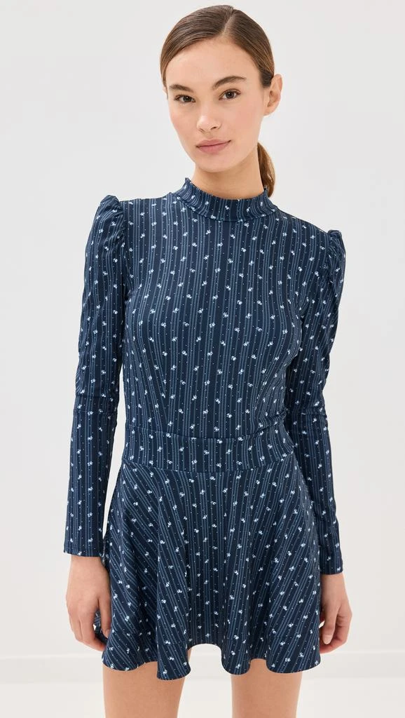 Byrdie Golf Social Wear Long Sleeve Montauk Mini Dress 6