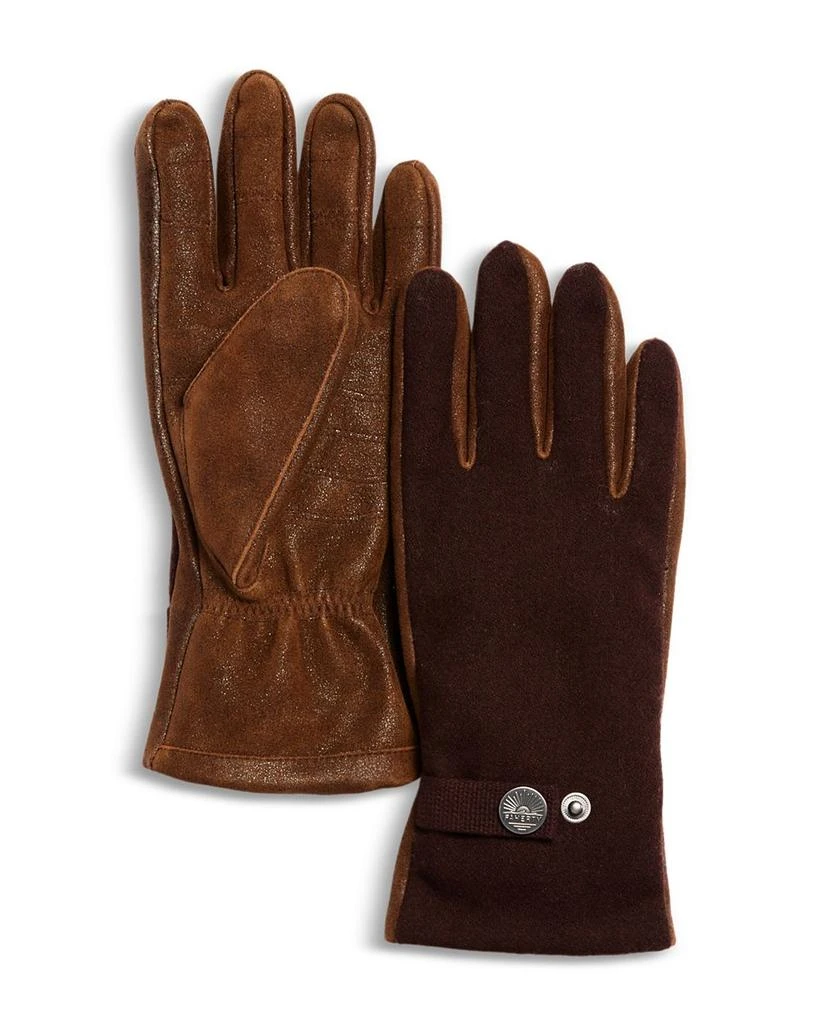 Faherty Wool & Leather Gloves 1