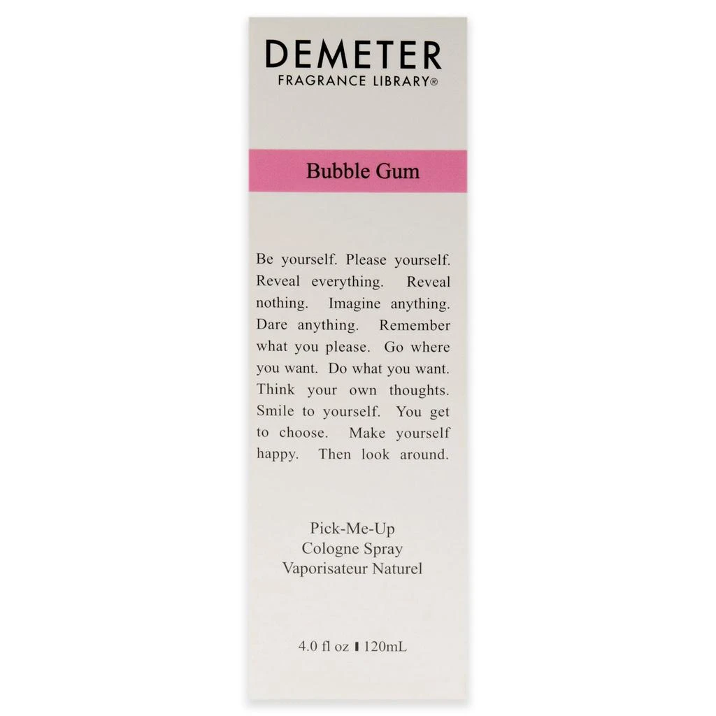 DEMETER Bubble Gum by  for Women - 4 oz Cologne Spray 5