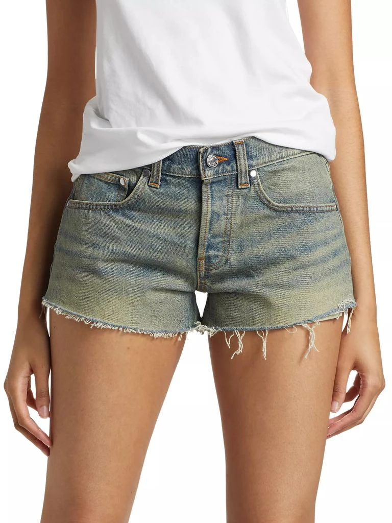 EB Denim Low-Rise Denim Shorts 3
