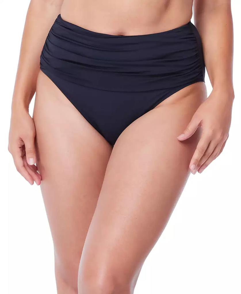 Bleu Rod Beattie High-Waist Side-Shirred Bottoms