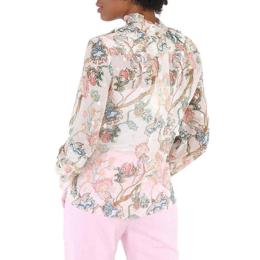 Chloé White Printed Blouse 3