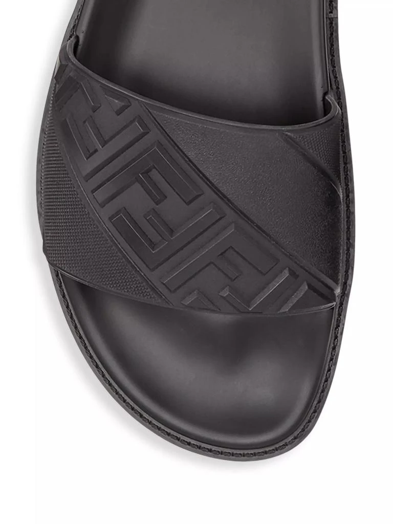 Fendi FF Diagonal Logo Print Slides 4
