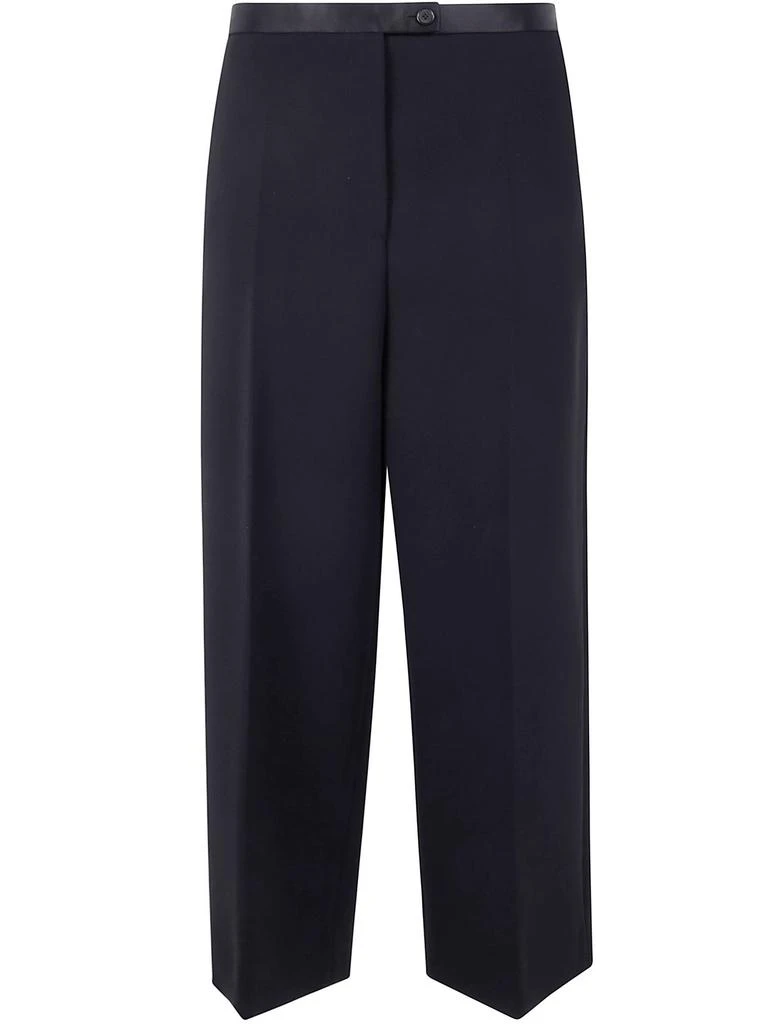 Khaite Khaite Wide-Leg Cropped Pants 1