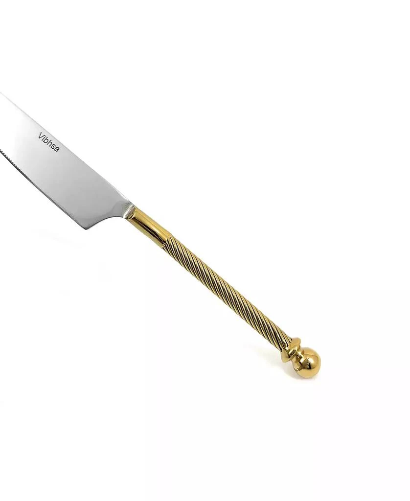 Vibhsa Swirl 20-Pc. Flatware Set, Serving for 4 4