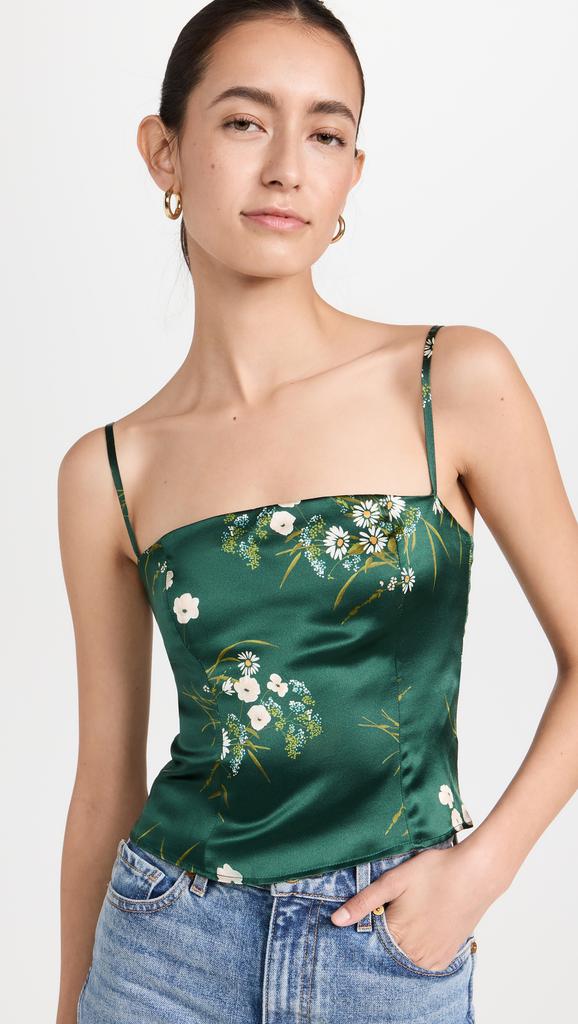 Reformation Overland Silk Top