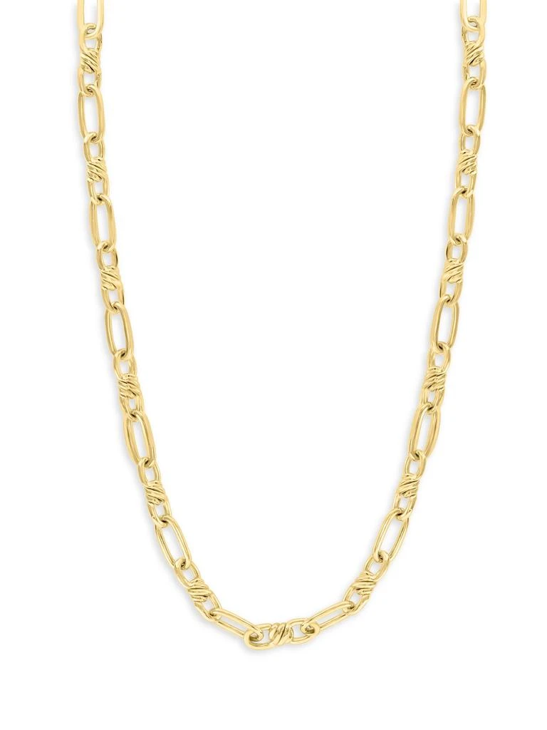 Effy 14K Yellow Goldplated Silver Link Necklace