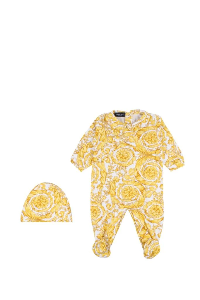 Versace Baroque Romper And Hat Set 1
