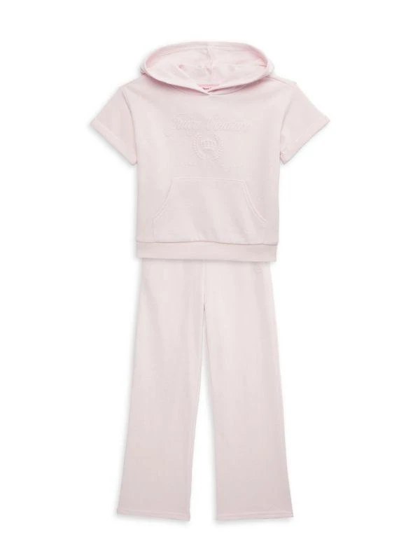 Shop Baby Girl's, Little Girl's Girl's 2-Piece Logo Hoodie