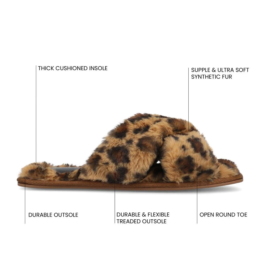 JOURNEE Journee Women's Veedia Slippers 5