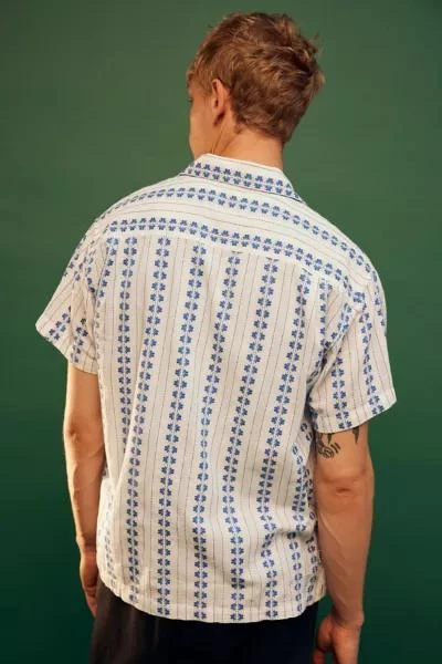 Obey OBEY Harmony Stripe Short Sleeve Button-Down Shirt 3