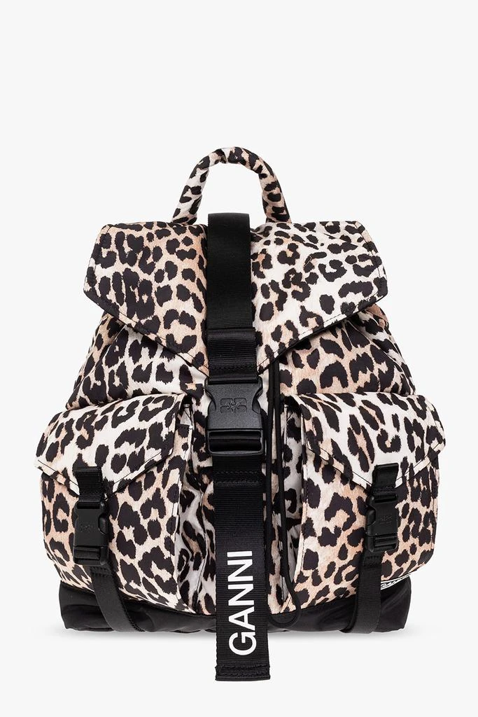 Ganni Leopard print backpack - Backpacks - BeyondStyle display picture 2