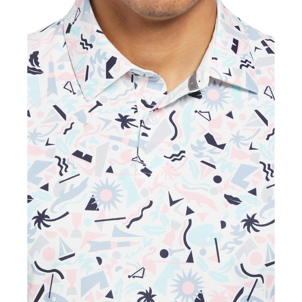 Callaway Florida Abstract Novelty Print Polo 3