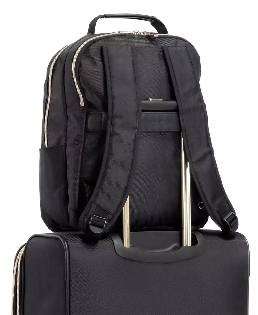 Kenneth Cole Chelsea Softside Chevron 2pc Carry-On Underseater Luggage + Matching 15" Laptop Backpack Set 8