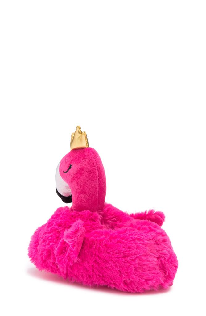 Harper Canyon Kids' Flamingo Faux Fur Slipper