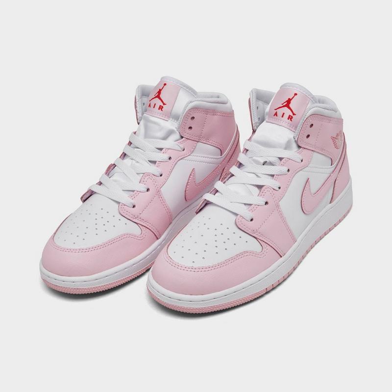air jordan 1 mid casual shoes pink